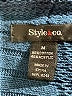 Style&Co Blue Poncho Size M - photo 7