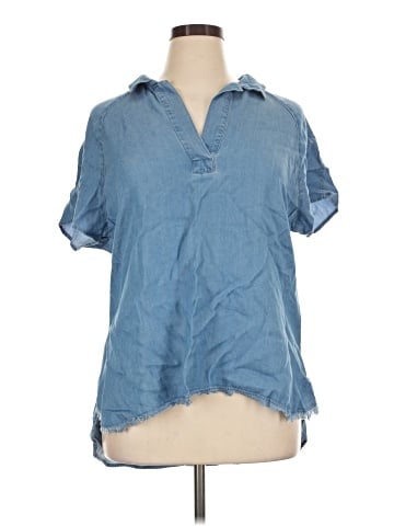 Chelsea & Theodore Short Sleeve Blouse (view 1)