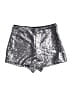 Free People Metallic Silver Shorts Size M - photo 1