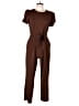 Calvin Klein Solid Brown Jumpsuit Size 10 - photo 1