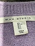 Max Studio Purple Pullover Sweater Size L - photo 7