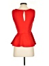 Bisou Bisou Red Sleeveless Blouse Size XS - photo 2