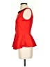 Bisou Bisou Red Sleeveless Blouse Size XS - photo 5