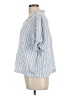 Universal Thread Stripes Blue Short Sleeve Blouse Size L - photo 5