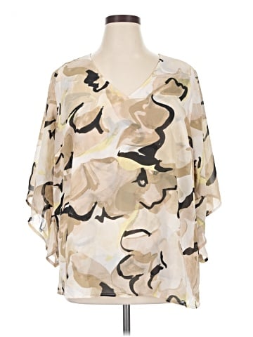 Belle By Kim Gravel 3/4 Sleeve Blouse (view 1)