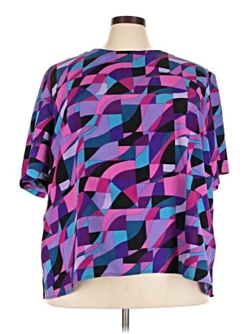 Maggie Barnes Short Sleeve Blouse (view 1)