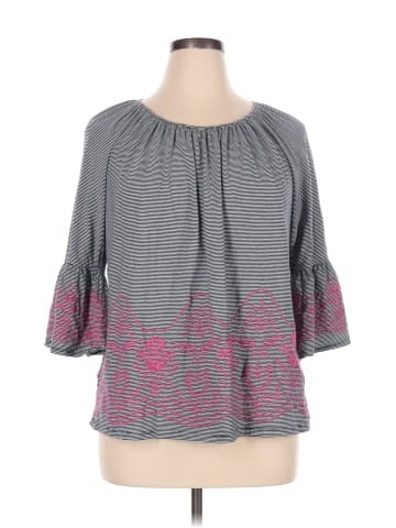 Fever 3/4 Sleeve Blouse (view 1)