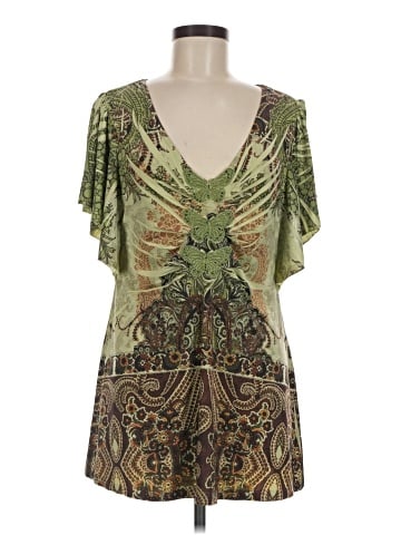 One World Short Sleeve Blouse (view 1)