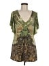 One World Green Short Sleeve Blouse Size M - photo 1