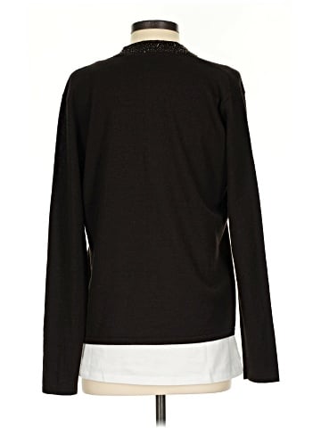 Linda Allard Ellen Tracy Wool Cardigan (view 2)