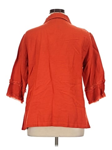 Ashley Stewart 3/4 Sleeve Button-Down Shirt (view 2)