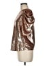 Ulla Johnson 100% Polyester Metallic Gold Short Sleeve Top Size 6 - photo 5