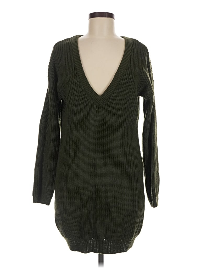 Pre-owned Lulus Pullover Sweater In Green
