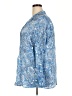 Ruby Rd. Paisley Blue Long Sleeve Blouse Size 2X - photo 5