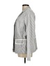 Liz Claiborne Stripes Gray Blazer Size M - photo 5