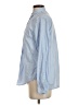 Everlane Chevron-herringbone Blue Long Sleeve Button-Down Shirt Size 4 - photo 5