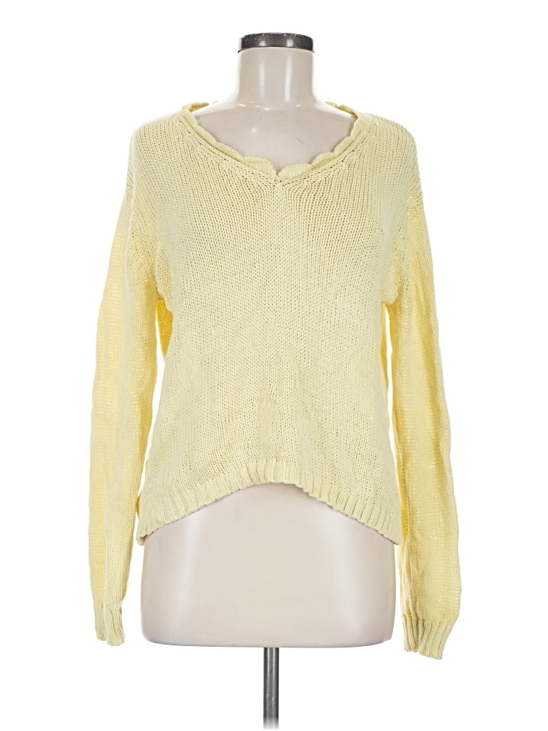 Pre-owned Wooden Ships Pullover Sweater In Yellow