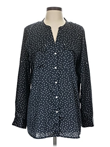 Calvin Klein Long Sleeve Button-Down Shirt (view 1)