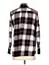 Hatch 100% Cotton Plaid Black Long Sleeve Blouse Size XS Maternity (0) - photo 2
