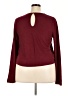 J.Crew Color Block Burgundy Pullover Sweater Size XXL - photo 2