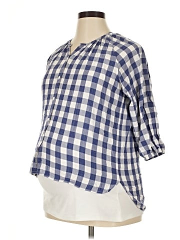 NOM 3/4 Sleeve Blouse (view 1)