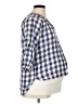 NOM Checkered-gingham Blue 3/4 Sleeve Blouse Size XL - photo 4