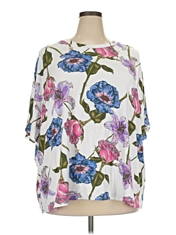 Nicole by Nicole Miller 3/4 Sleeve T-Shirt (view 1)
