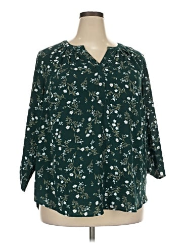 41Hawthorn 3/4 Sleeve Blouse (view 1)