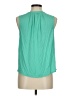 Merona 100% Polyester Green Sleeveless Blouse Size M - photo 2