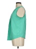 Merona 100% Polyester Green Sleeveless Blouse Size M - photo 5