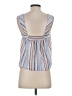 Caroline Constas Blue Sleeveless Blouse Size S - photo 2