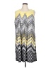 Perceptions Chevron-herringbone Yellow Casual Dress Size XL - photo 1