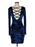 Bongo Blue Cocktail Dress Size M - photo 2