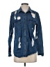 Forever 21 Blue Denim Jacket Size S - photo 1