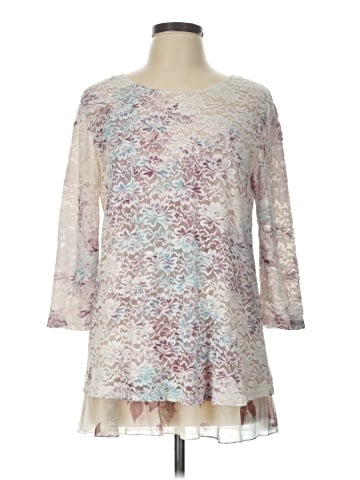 Indigo Soul 3/4 Sleeve Blouse (view 1)