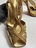 Prada Metallic Gold Cork Sandals Size EU 38 - photo 4