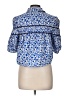 Maeve Blue Short Sleeve Blouse Size M - photo 2