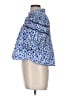 Maeve Blue Short Sleeve Blouse Size M - photo 5