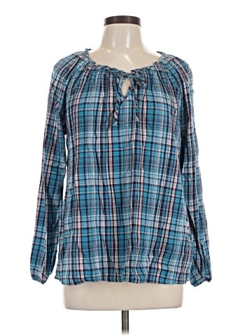 St. John's Bay Long Sleeve Blouse (view 1)