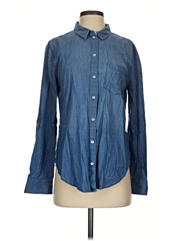 Caslon Long Sleeve Button-Down Shirt (view 1)