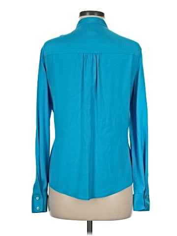 Cache Long Sleeve Silk Top (view 2)