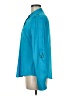 Cache Teal Long Sleeve Silk Top Size M - photo 5