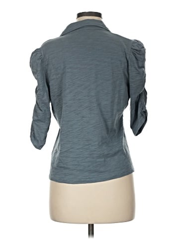 erin gray 3/4 Sleeve Button-Down Shirt (view 2)