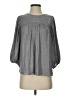 Ophelia Roe Gray 3/4 Sleeve Blouse Size S - photo 1