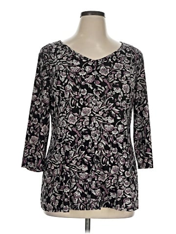 Roz & Ali 3/4 Sleeve T-Shirt (view 1)