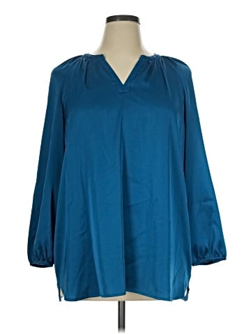 Kasper 3/4 Sleeve Blouse (view 1)