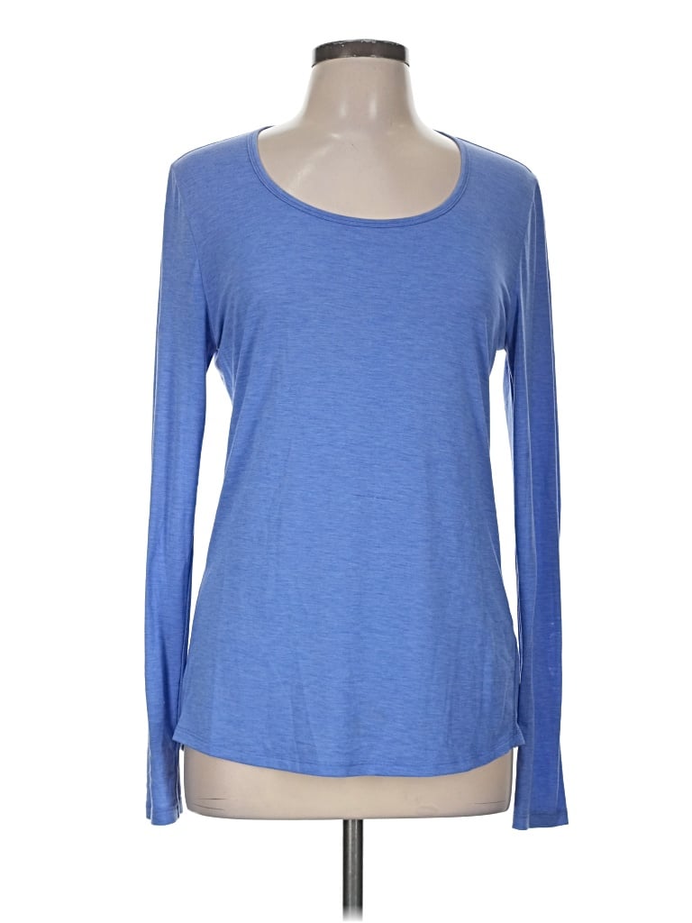 Pre-owned Lucy Long Sleeve T-shirt In Blue