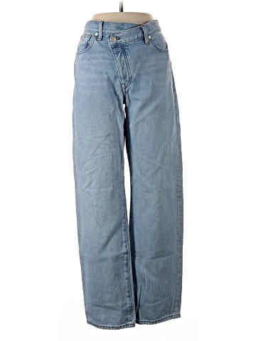 Madewell Low-Slung Straight Jeans in Sevilla Wash: Cross-Tab Edition (view 1)