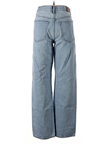 Madewell Low-Slung Straight Jeans in Sevilla Wash: Cross-Tab Edition (view 2)