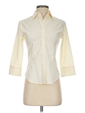 Express 3/4 Sleeve Button-Down Shirt (view 1)